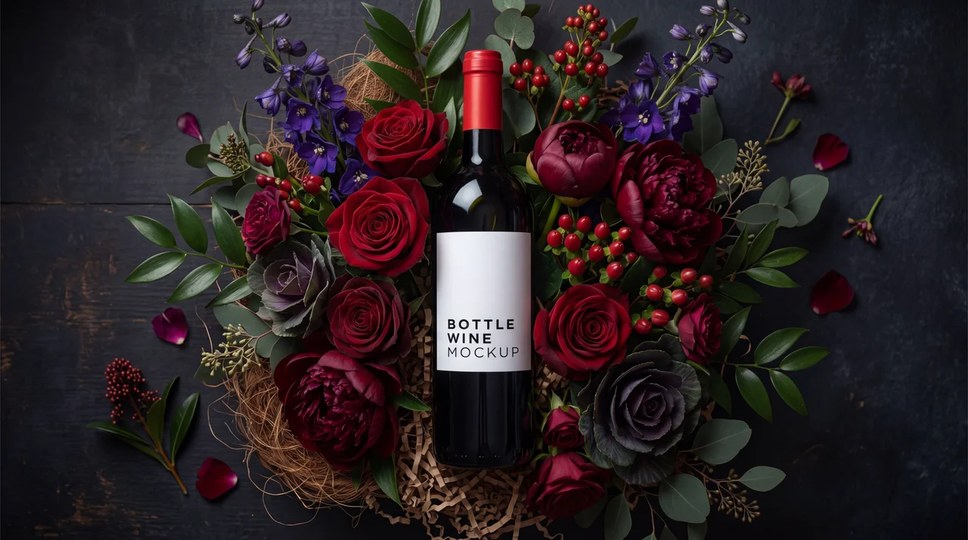 Wine roses editorial